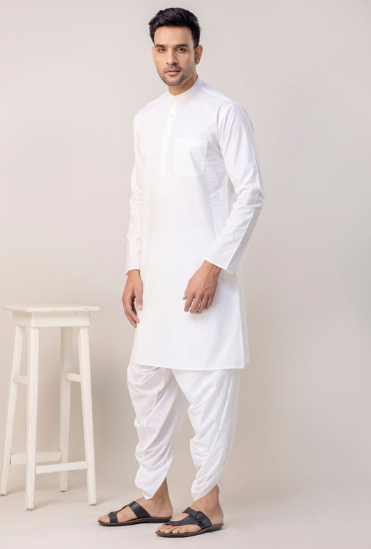 Pure Elegance White Men's Kurta