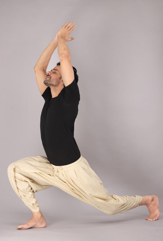 Men's Beige Dhoti Pant β Stand Out in Traditional Events
