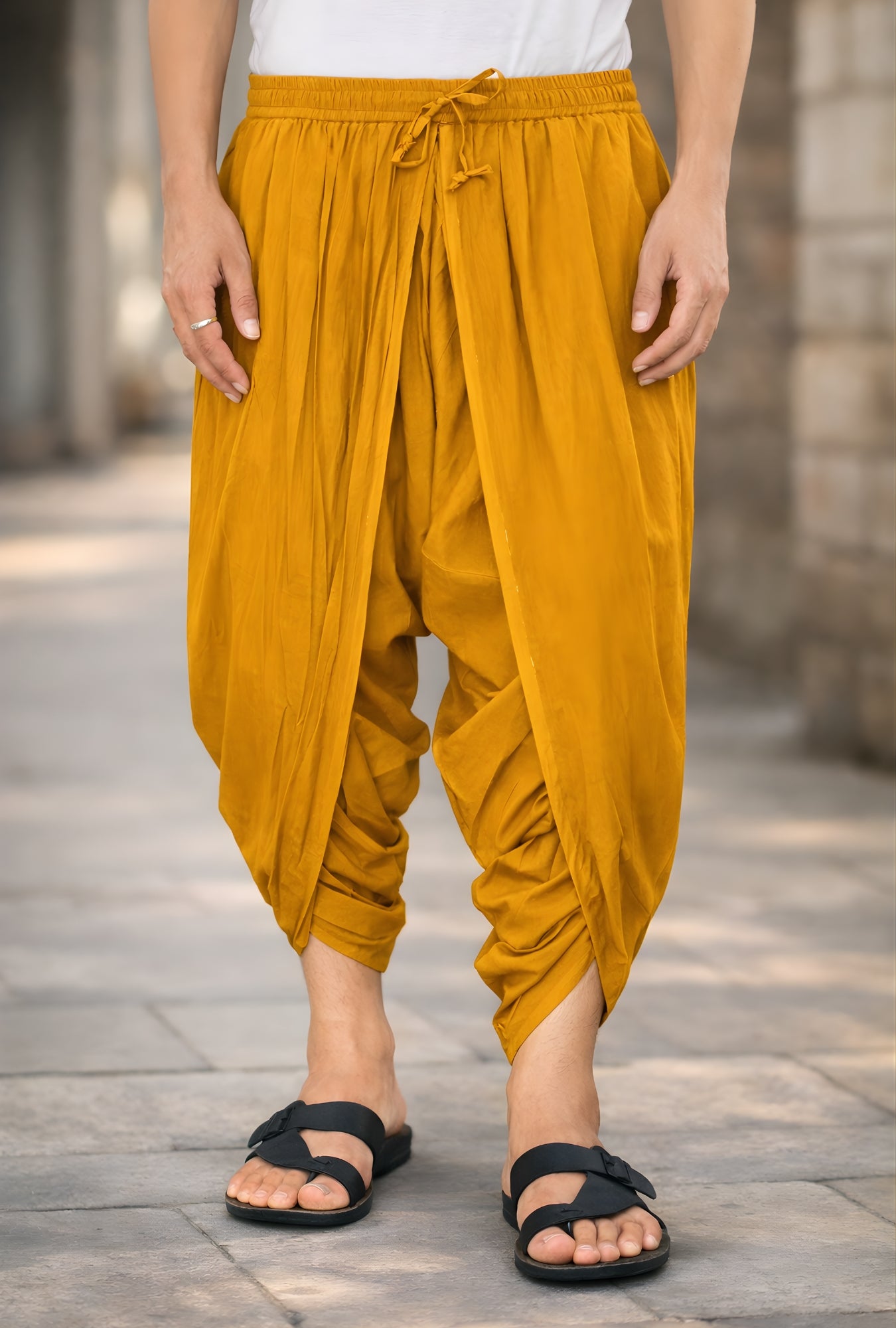 Dhoti Pant Celebrate Turmeric Heritage with Style
