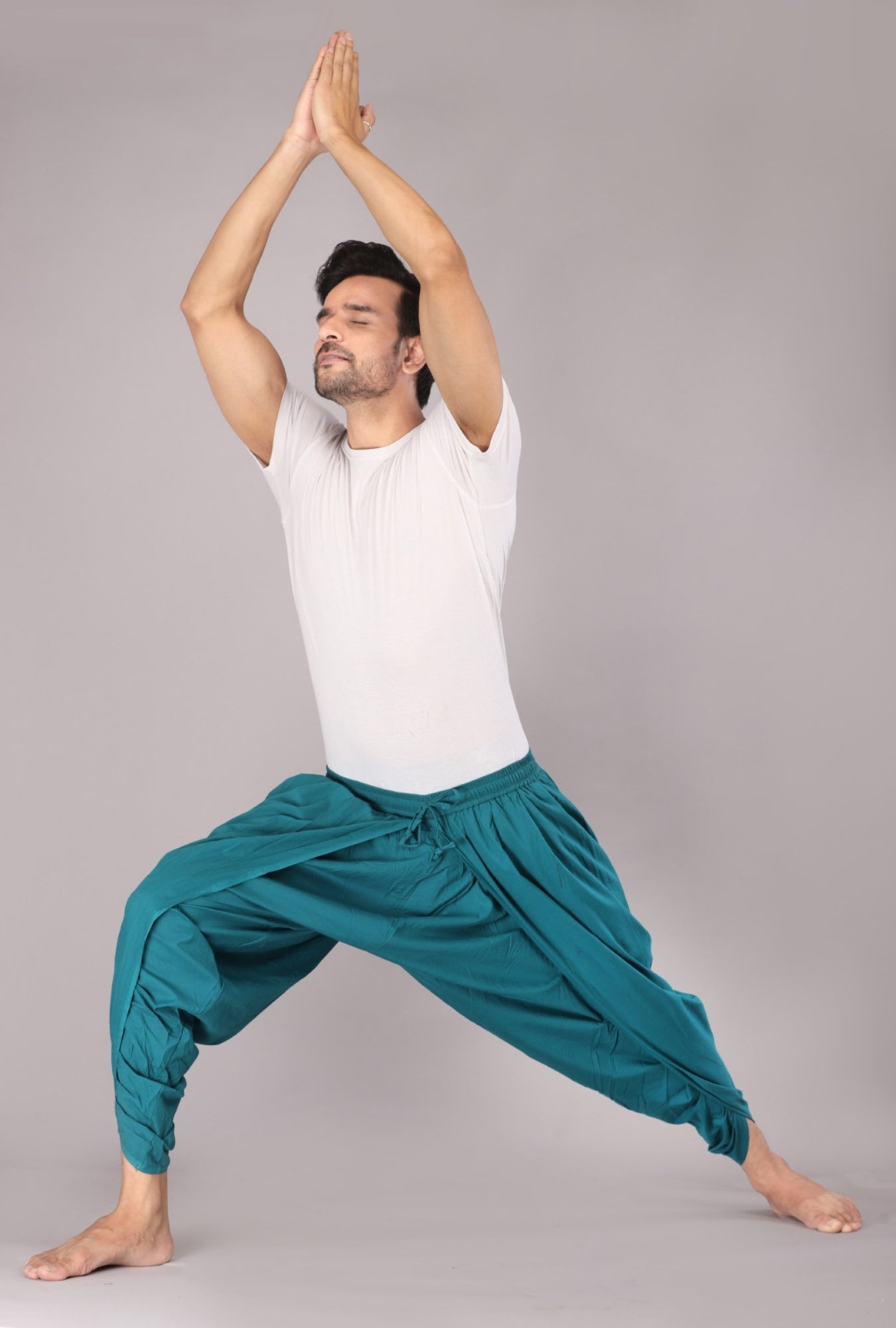 Rich Teal Men's Dhoti Pant – Add a Regal Touch to Your Look