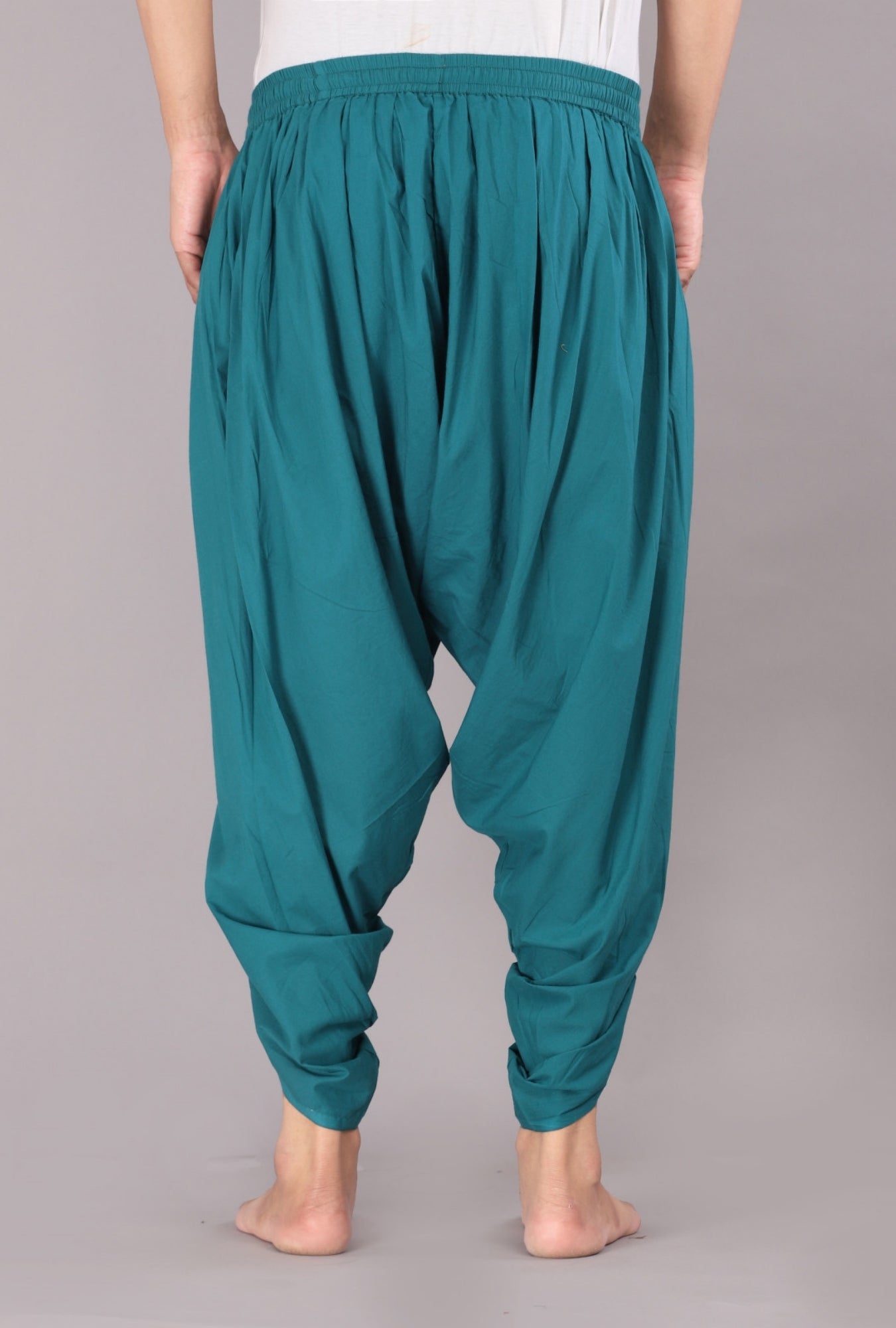 Rich Teal Men's Dhoti Pant – Add a Regal Touch to Your Look