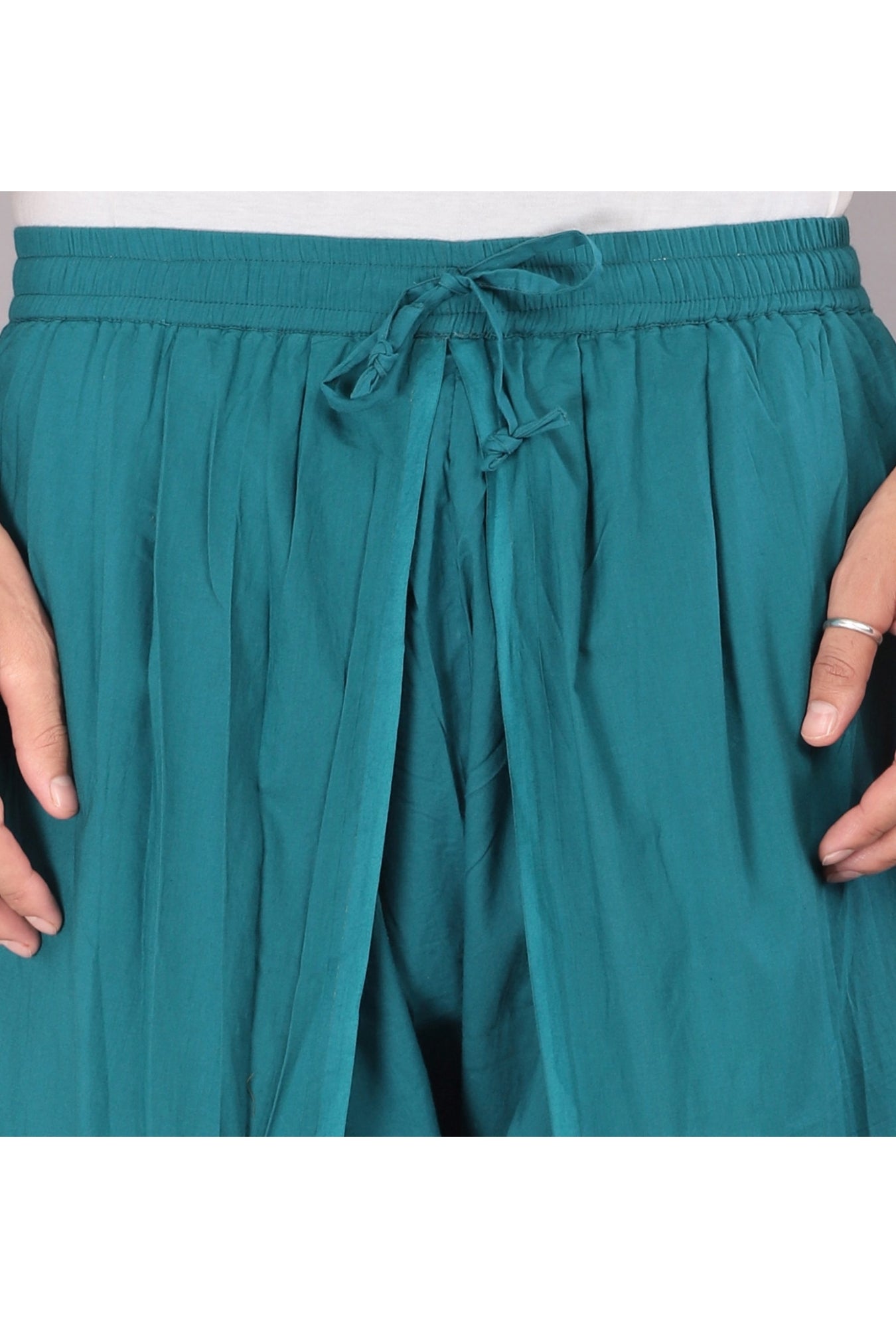 Rich Teal Men's Dhoti Pant – Add a Regal Touch to Your Look