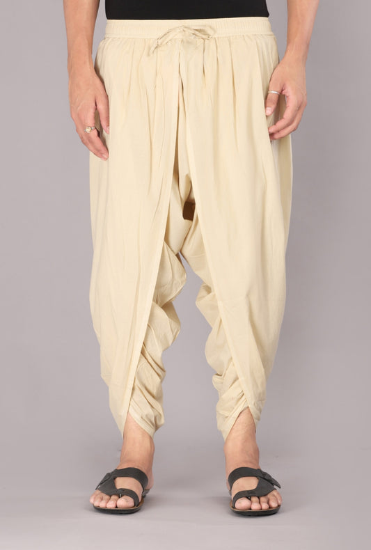 Men's Beige Dhoti Pant – Stand Out in Traditional Events